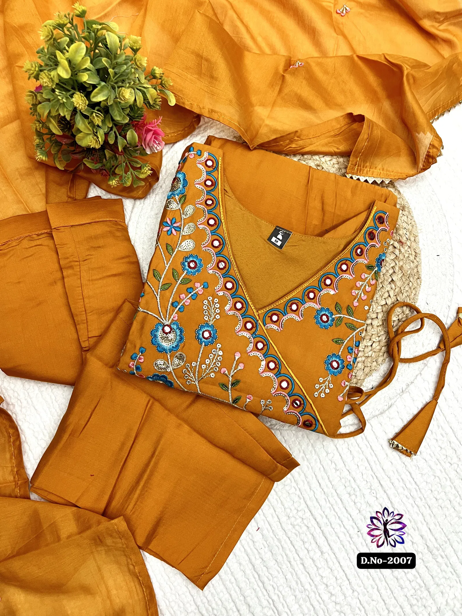KF 2007 Kalaai Viscose Chanderi Kurti With Bottom Dupatta Orders In India